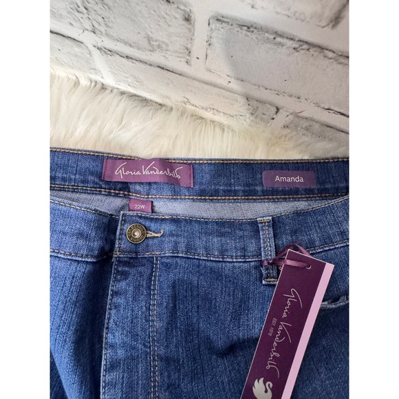 Gloria Vanderbilt Amanda Jeans Women 22W Avg Classic Mid Rise Ultra Stretch - Picture 6 of 8